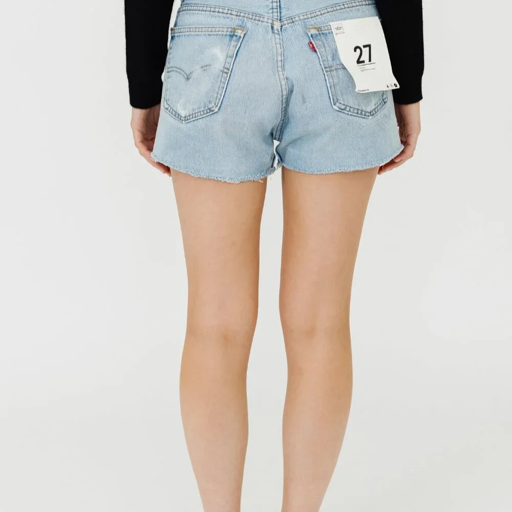 RE/DONE | Levi's The Short in Indigo - Picture 3 of 7